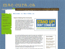 Tablet Screenshot of mac-cura.ca